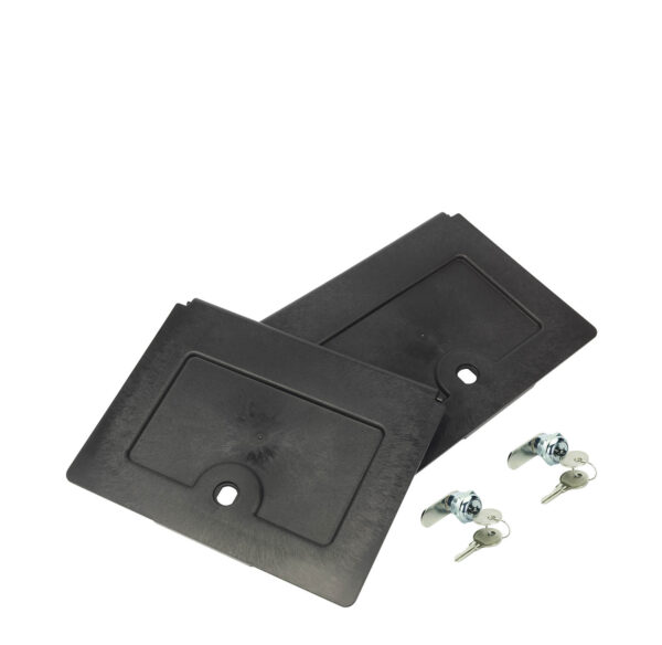 Nachrüstset Deckel und Schlösser für Ablageboxen