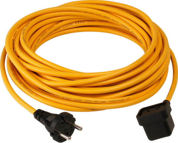 NuCable Zuleitung 2-adrig, 10 m x 1,0 mm², gelb